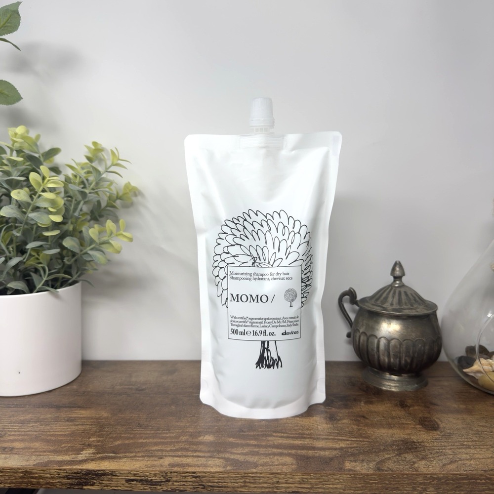 Davines MOMO Shampoo Moisturizing For Dy Hair 500ml 16.9oz Refill NEW